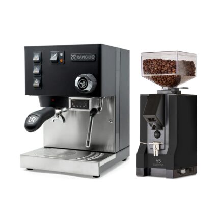 Rancilio Silvia PID and Eureka Mignon Silenzio 55 Grinder Bundle