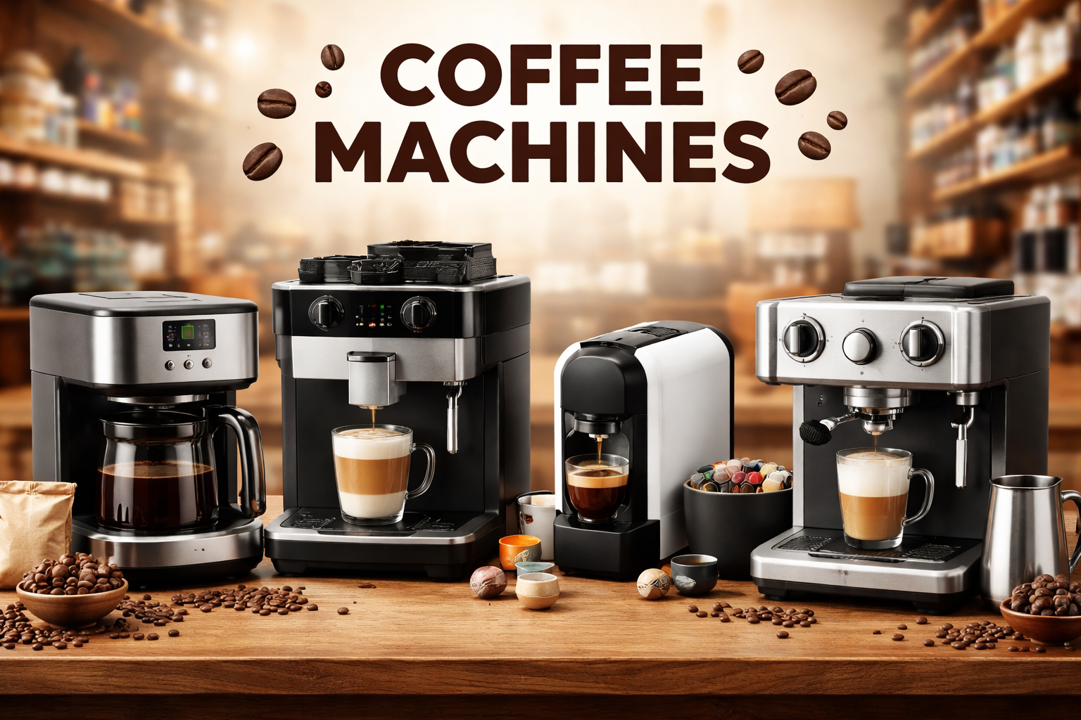 Buy Coffee Machines with Grinder & Espresso Machines